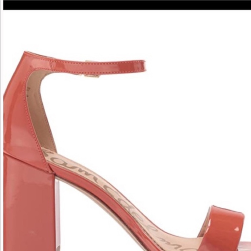 SAM EDELMAN Coral Ginger Spice Chunky heel with ankle strap